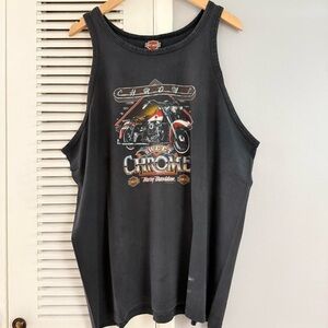 Vintage 1991 Harley Davidson CHROME SWEET CHROME Tank Top T-shirt